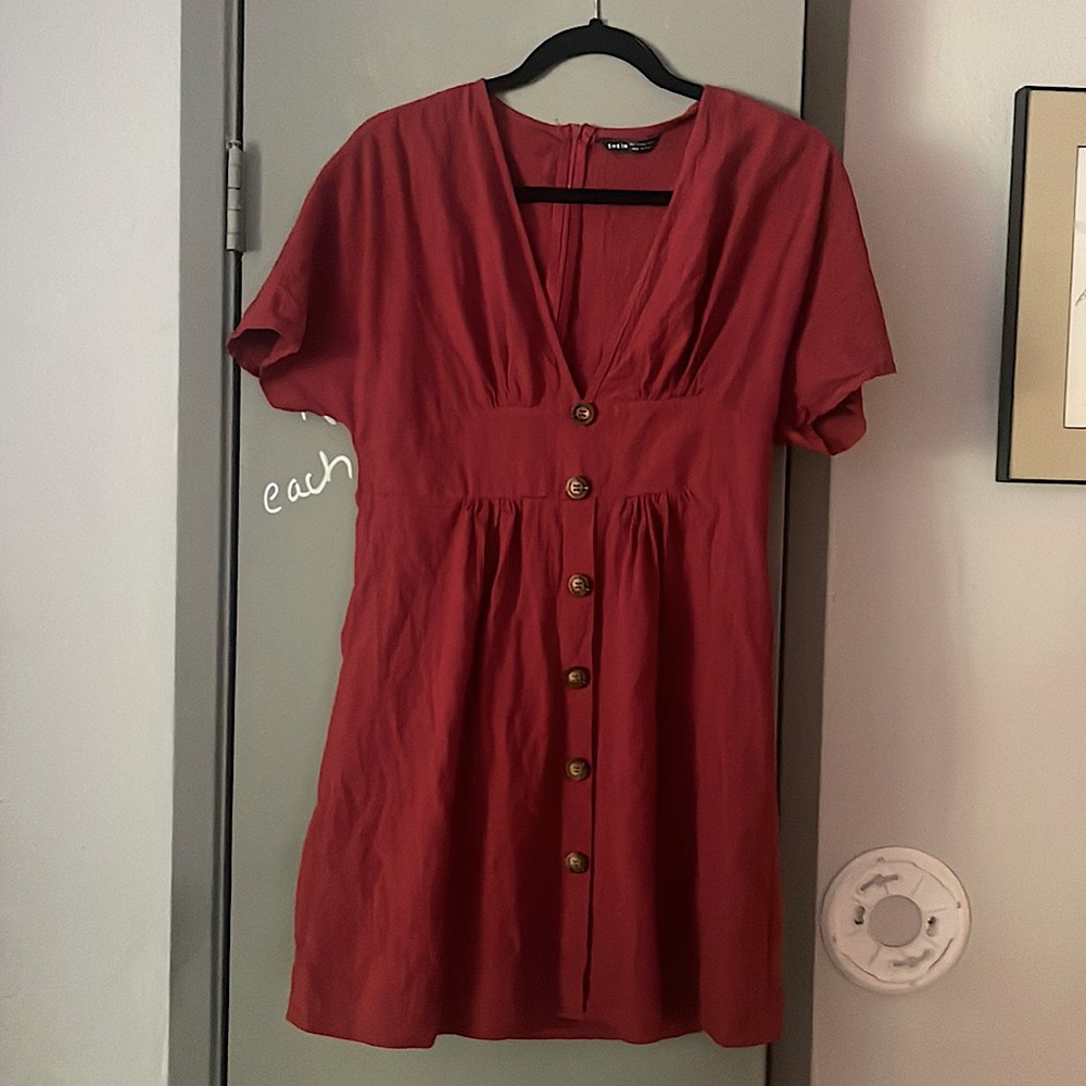Casual Red/Burgandy Summer dress